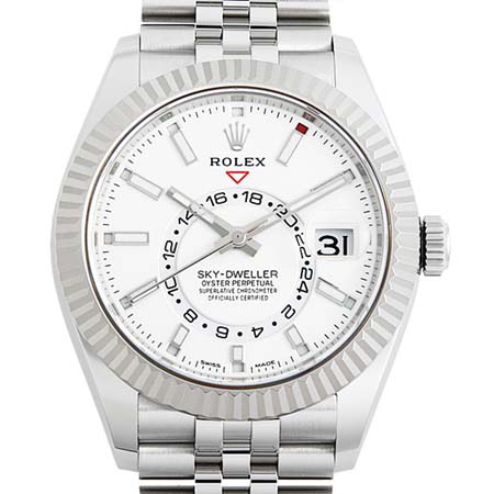 ROLEX(ロレックス) スカイドゥエラー 326934 ホワイト ジュビリーブレス