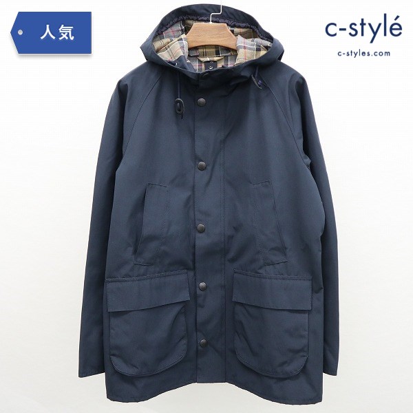 BARBOUR バブアー HOODED BEDALE サイズ38 ネイビー ナイロン フーディ