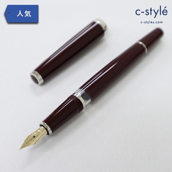 クレオ・スクリベント 万年筆 クラシック 14K ボルドー ペン先14K ブラウン