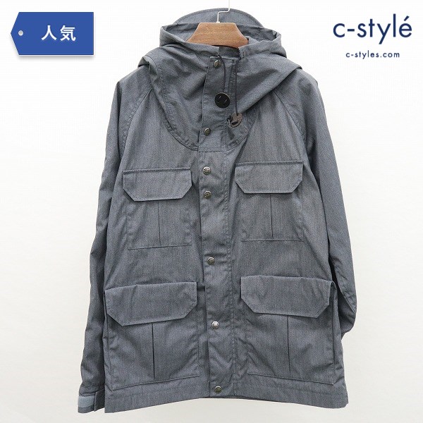 THE NORTH FACE マウンテンパーカー M グレー パープルレーベル フーディ