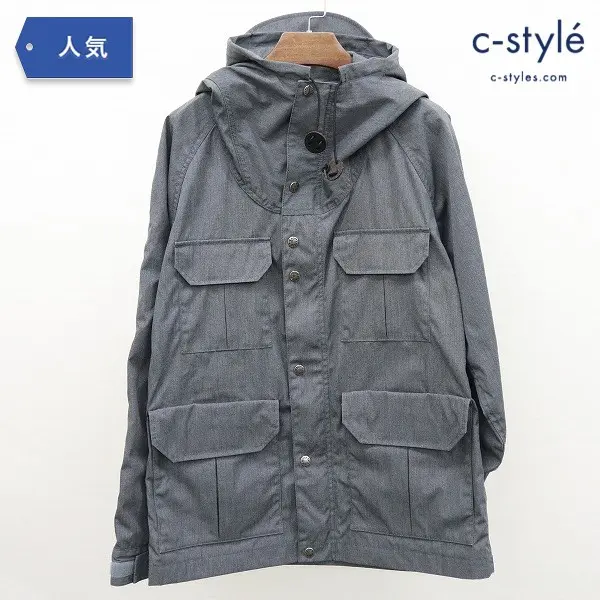 THE NORTH FACE マウンテンパーカー M グレー パープルレーベル フーディ