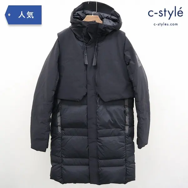 adidas Myshelter FT2431 IZG55 ダウンコート M ブラック Hyper DRY ロング