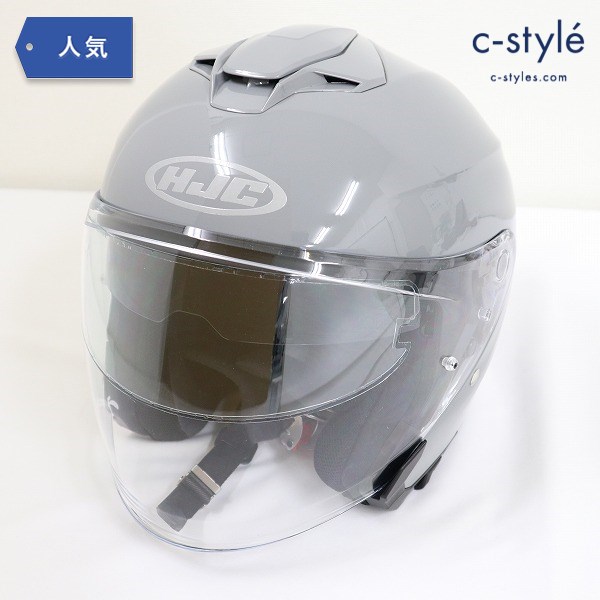 HJC エイチジェイシー フルフェイス ヘルメット HJH214 i30 XL グレー バイク用品