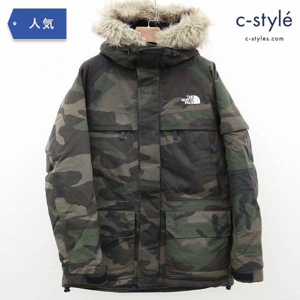 THE NORTH FACE ノベルティマクマードパーカー ND91410 M カモ柄 ファー