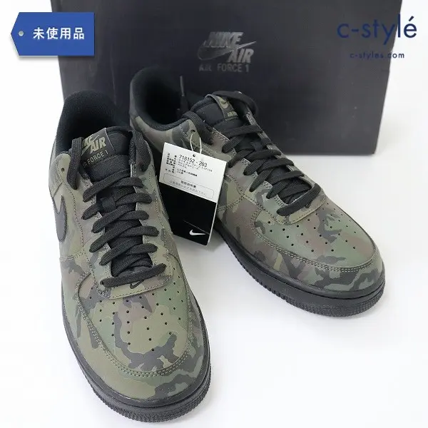 NIKE ナイキ AIR FORCE 1 エアフォースワン ’07 LV8 28cm カモ柄 迷彩