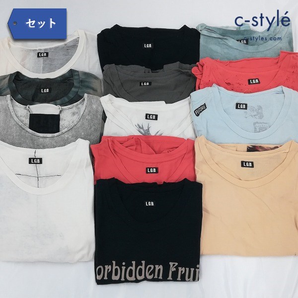L.G.B ルグランブルー Tシャツ 1 ホワイト ブラック レッド 半袖 長袖 計13点