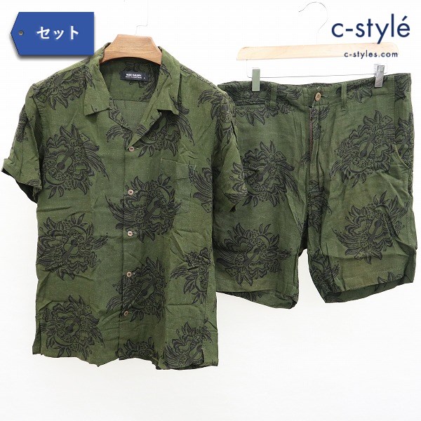 RUDE GALLERY ルードギャラリー セットアップ アロハシャツ+ショートパンツ 4