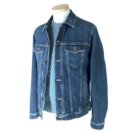 JACOB COHEN(ヤコブコーエン) Gジャン/ストレッチデニムジャケット ja4170676-ウォッシュドブルー(やや薄め)