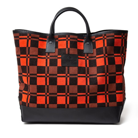 PORTER(ポーター)×RATS(ラッツ) コラボ COMBI TOTE BAG BLACK×ORANGE トートバッグ