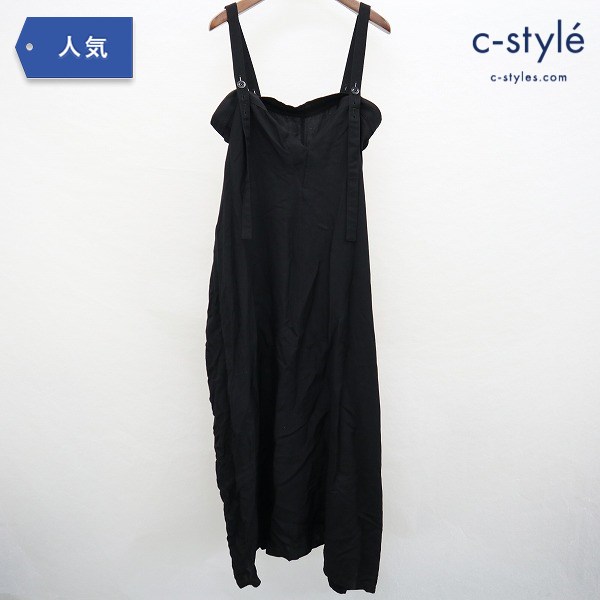 Y’s ワイズ ワンピース size2 ブラック YK-D08-200 テンセル キュプラ