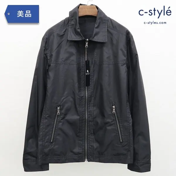 BURBERRY BLACK LABEL ナイロンジャケット L ブラック リバーシブル