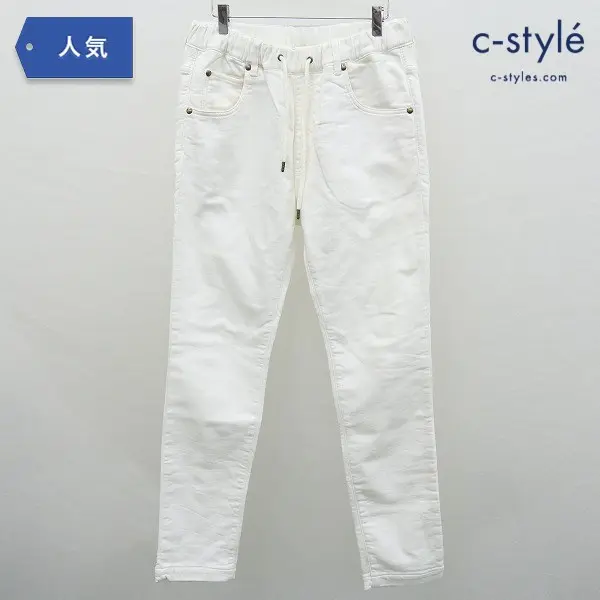 1PIU1UGUALE3 ウノピゥウノウグァーレトレ イージーパンツ 5 ホワイト MRP098