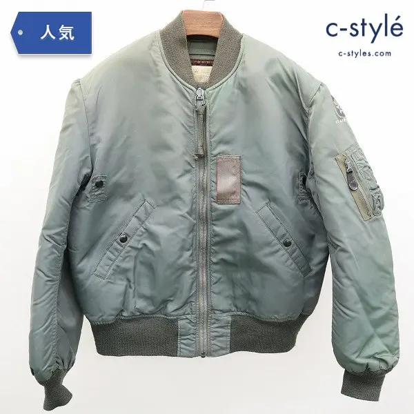 BUZZ RICKSON’S フライトジャケット 40 カーキ B-15D M13188 MIL・J-6251A