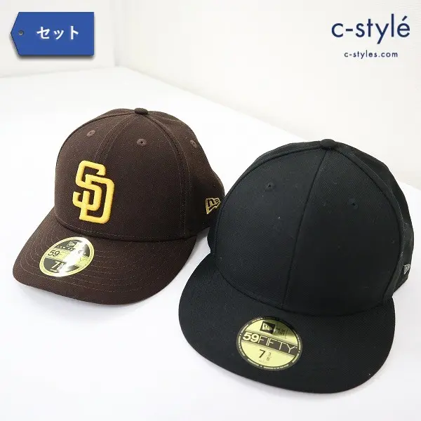 NEW ERA ニューエラ 59FIFTY サンディエゴ パドレス+ベーシック 7・5/8 7・3/8