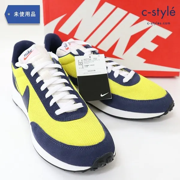 NIKE AIR TAILWIND 79 28cm ネイビー×イエロー 487754-702 スニーカー