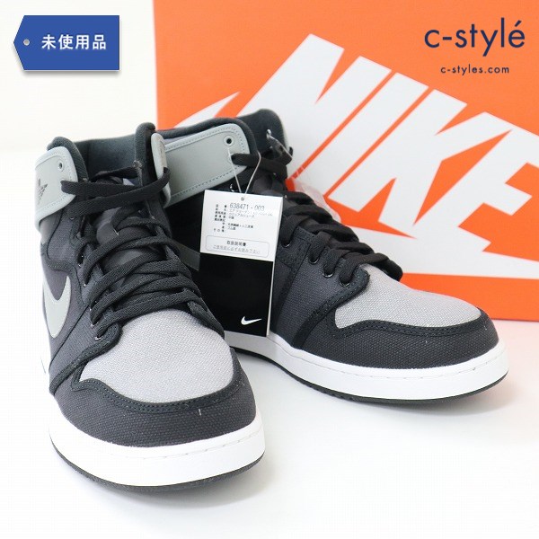 NIKE AIR JORDAN 1 KO HIGH OG 28cm ブラック×グレー 638471-003