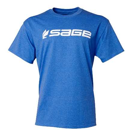 SAGE(セージ) ウェア LOGO TEE – HEATHER BLUE