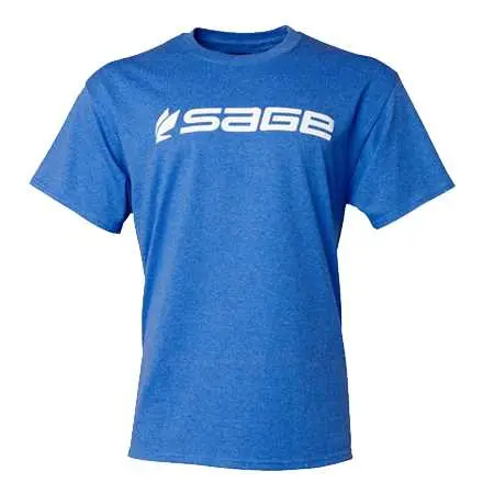 SAGE(セージ) ウェア LOGO TEE – HEATHER BLUE