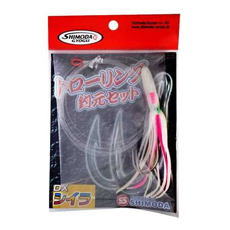 SHIMODA GYOGU(シモダギョグ) ルアー トローリング釣元セット DXシイラ 26号-3ｍ 針3号