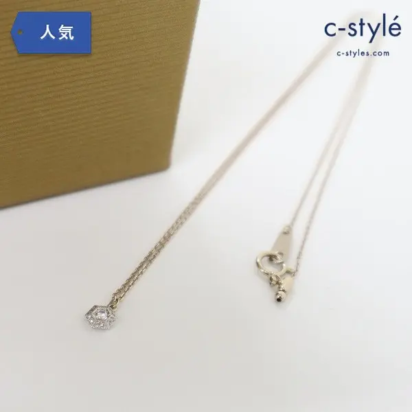 Abheri アベリ ネックレス six AL1449A PTK18CH ダイヤモンド 0.05ct S