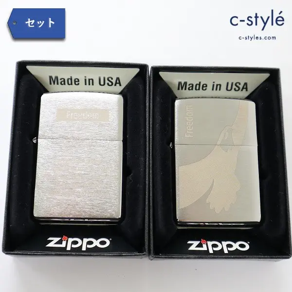 Zippo ジッポー Winston FREEDOM 2016年制 H16 C16 シルバー オイルライター