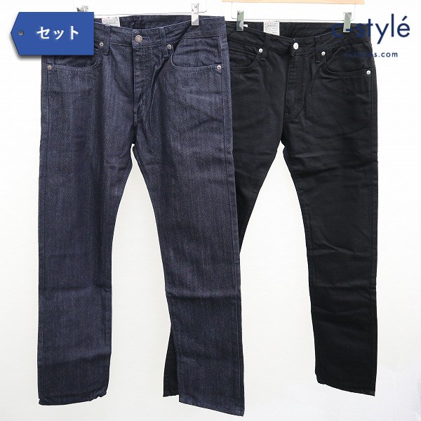 EDWIN エドウィン ロンドンスリム デニムパンツ 31 ブラック 32 インディゴ