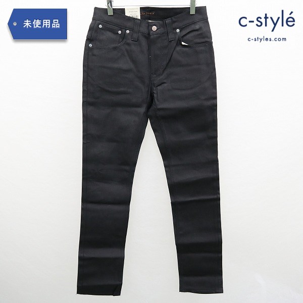Nudie Jeans ヌーディージーンズ Thin Finn Black Denim パンツ W31 黒
