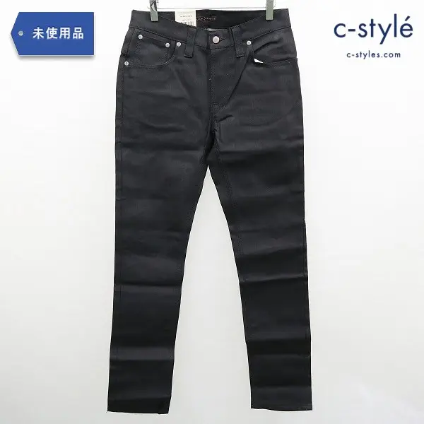 Nudie Jeans ヌーディージーンズ Thin Finn Black Denim パンツ W31 黒