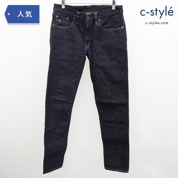 RRL ダブルアールエル スリムナロー デニムパンツ 29×30 インディゴブルー