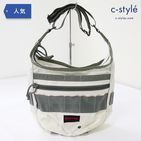 BRIEFING ブリーフィング ショルダーバッグ ホワイト系 USA製 アメリカ製