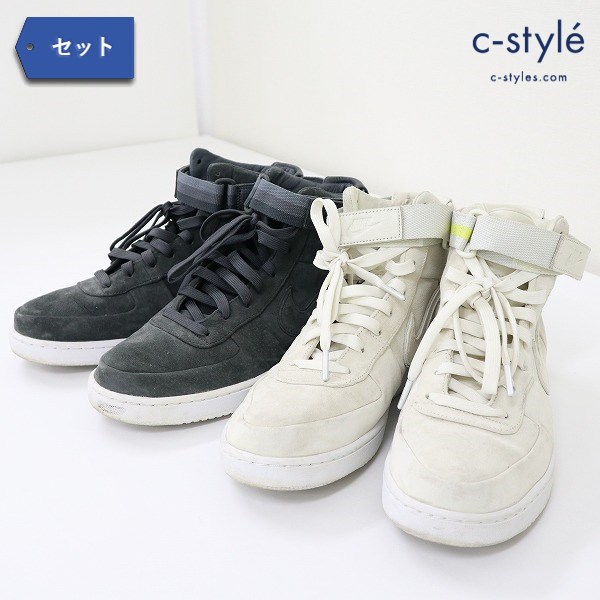 NIKE VANDAL HIGH PRAM AH7171-002 27cm グレー AH7171-101 27.5cm ホワイト