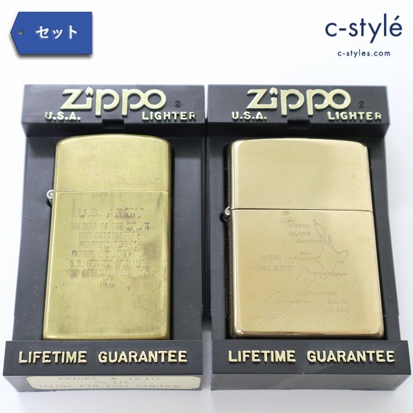 ZIPPO ジッポー NEW ZEALAND U.S.ARMY USA製 スリム
