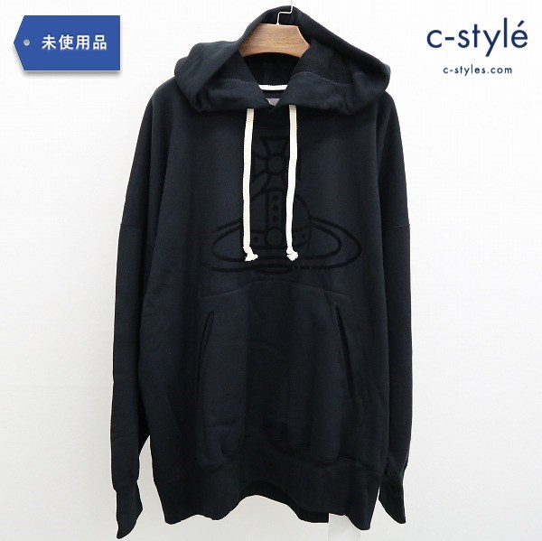 VIVIENNE WESTWOOD MAN 限定 BIG ORB パーカー (209074 5632) フーディ Fsize.