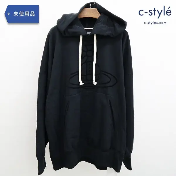 VIVIENNE WESTWOOD MAN 限定 BIG ORB パーカー (209074 5632) フーディ Fsize.