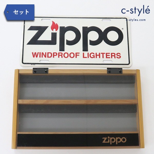 ZIPPO ジッポー コレクションケース 収納ケース 収納BOX + ナンバープレート