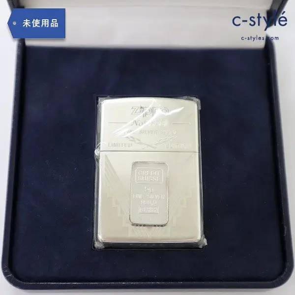 ZIPPO ジッポー 特別限定品（純銀インゴット） 1000個 シルバー シリアルナンバー入り