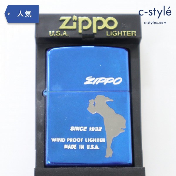 ZIPPO ジッポー ウエンディ 2000 ライター ブルー 喫煙具