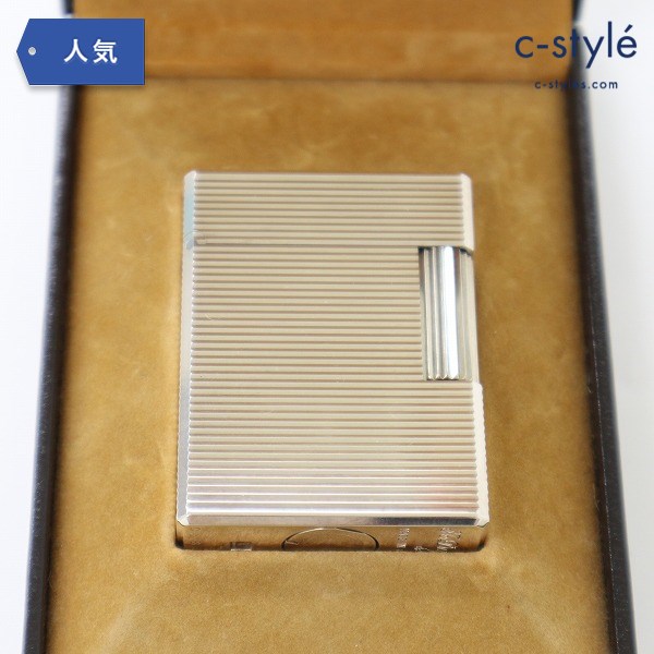 S.T.Dupont エステーデュポン ライン1 ショート シルバー ガスライター