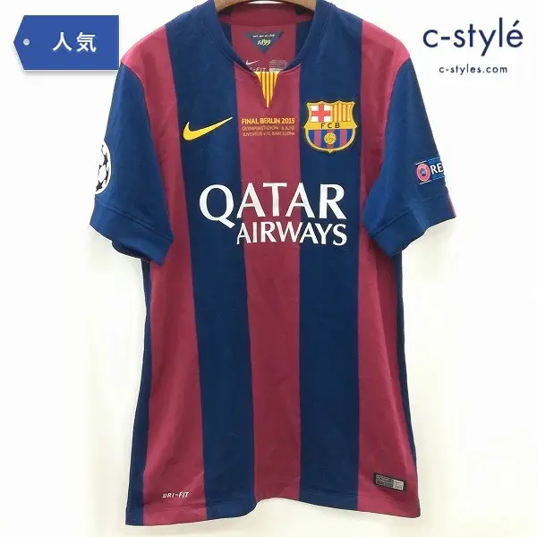 NIKE ナイキ FCバルセロナ 14-15 ♯10 リオネル・メッシ ユニフォーム レプリカ S マルチカラー