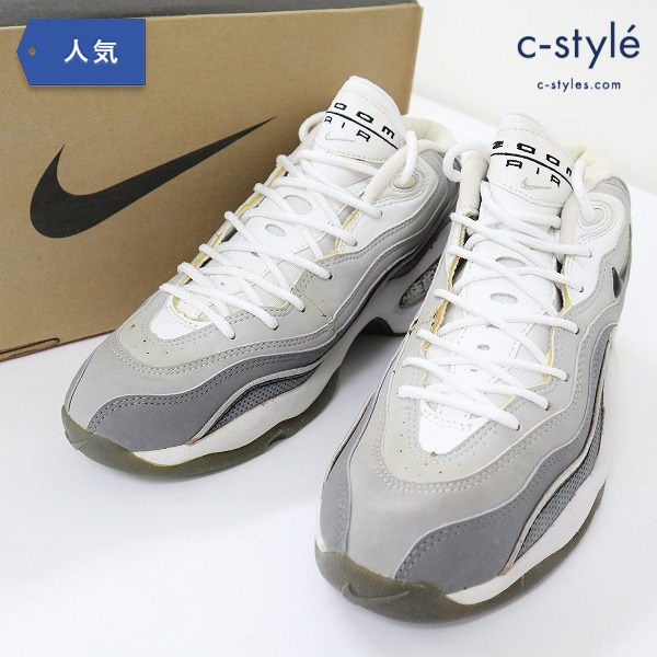 NIKE ナイキ AIR ZOOM FLIGHT 96 BLACK/BLACK-METALLIC SILVER 加水分解品 27.5cm グレー系 130312-001