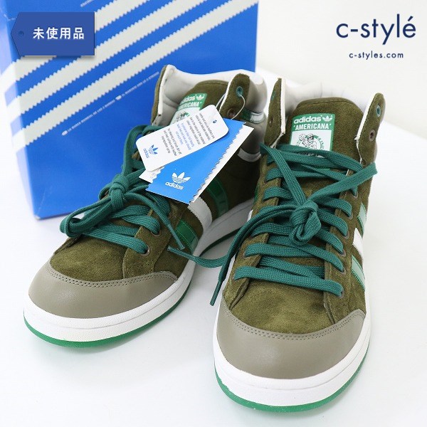 adidas アディダス AMERICANA M NBA BOSTON CELTICS スニーカー 27.5cm モスグリーン 059141
