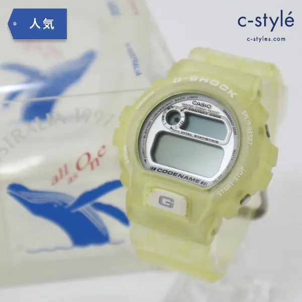 CASIO カシオ G-SHOCK ジーショック DW6910K クリア 第6回国際イルカ・クジラ会議 腕時計 クォーツ