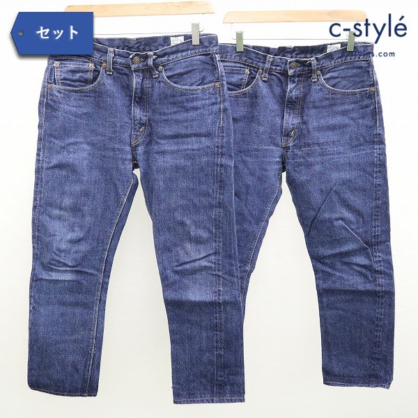 or slow オアスロウ Lot.107 デニムパンツ S M インディゴ 日本製 コットン100％ ジーンズ