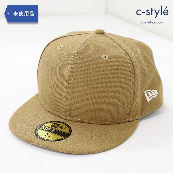 NEW ERA ニューエラ 59FIFTY BASIC WHE SWHI ベーシック キャップ 7・3/4 61.5cm キャメル