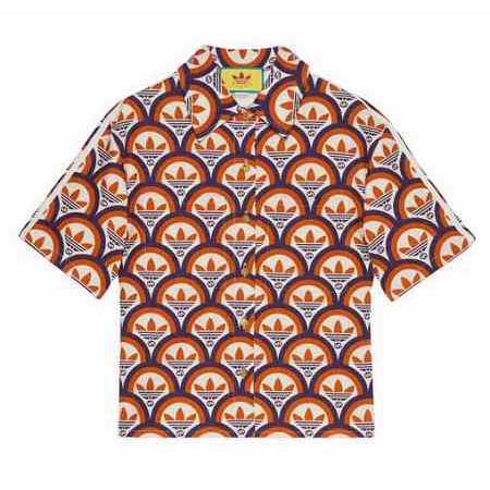 adidas x GUCCI(アディダス×グッチ) インターロッキングG＆トレフォイル シャツ