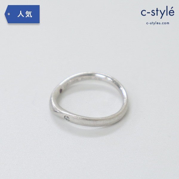 TRECENT トレセンテ リング 指輪 pt900 0.01ct 10号 シルバー プラチナ アクセサリー ジュエリー