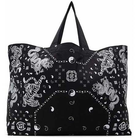 CLOT(クロット) ブラック＆ホワイト Bandana トートバッグ