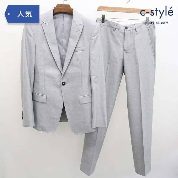 EMPORIO ARMANI エンポリオアルマーニ DAVID LINE デビットライン スーツ上下 44 ライトグレー