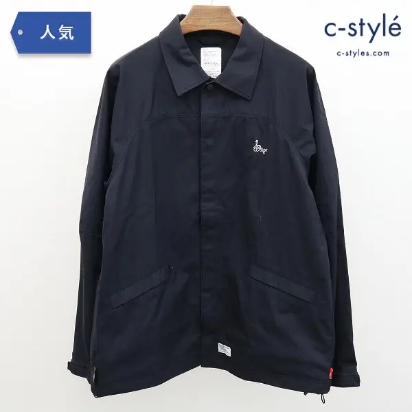 WTAPS ダブルタップス NYLON COACH JACKET ジャケット ブラック TSDT-JK-M02