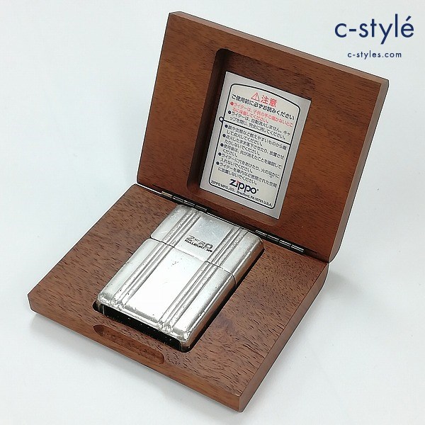 Zippo × ZERO HALLIBURTON ジッポー ゼロハリバートン 木製ケース付き オイルライター